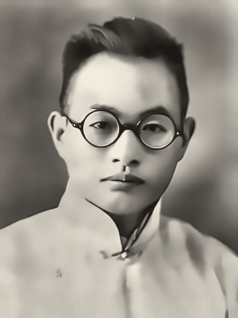 陈潭秋烈士AI修复肖像（修复后）