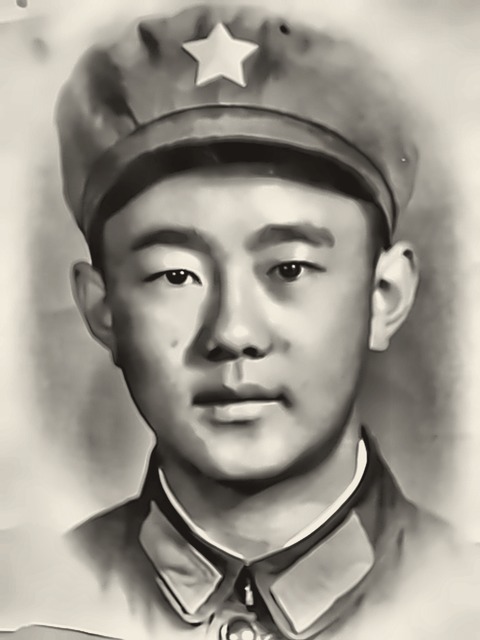 董存瑞烈士AI修复肖像（修复后）